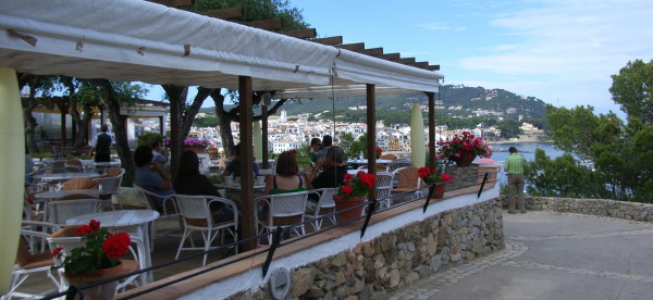 Restaurant des Hotel Sant Roc in Calella de Palafrugell